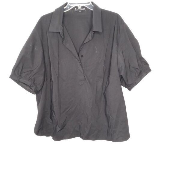 Eloquii black blouse size 20 - Picture 1 of 7